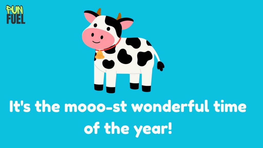  Cow Christmas Puns