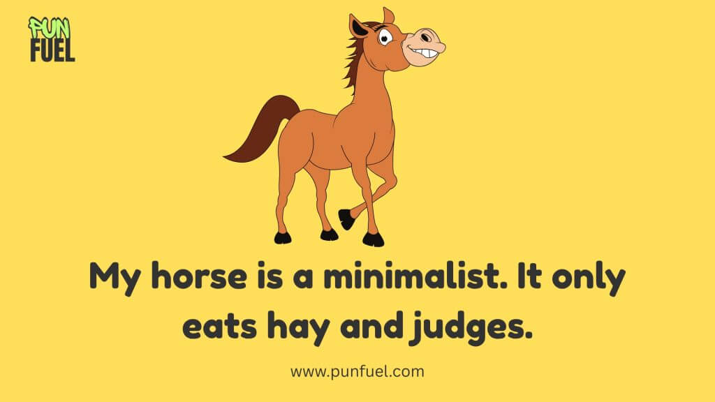 Short Horse Puns One-Liners