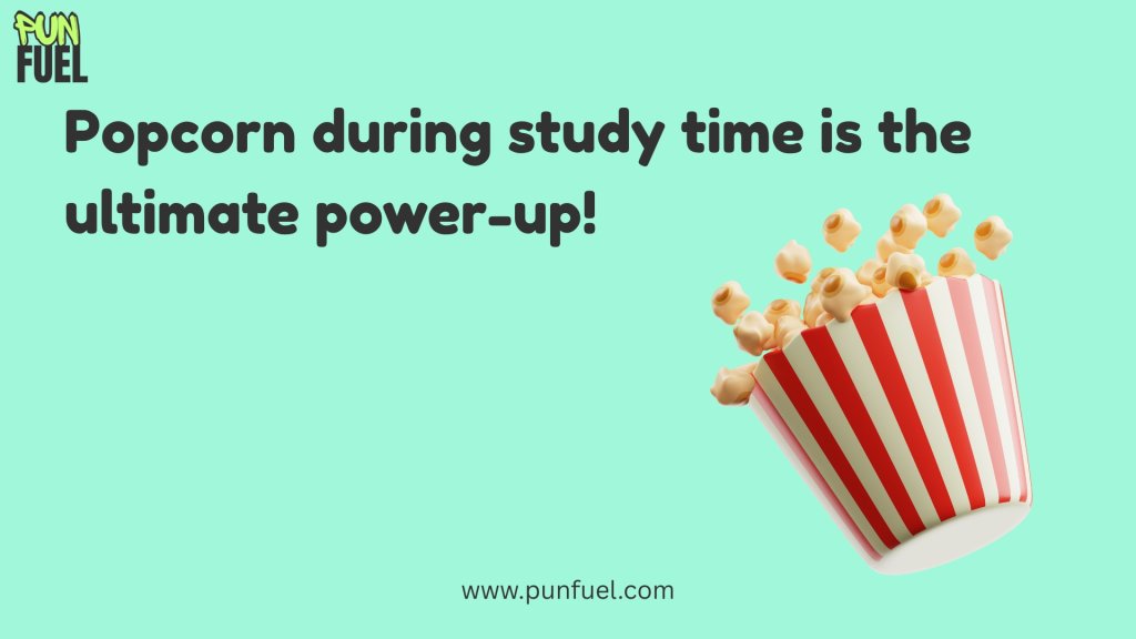 Popcorn Puns For Students