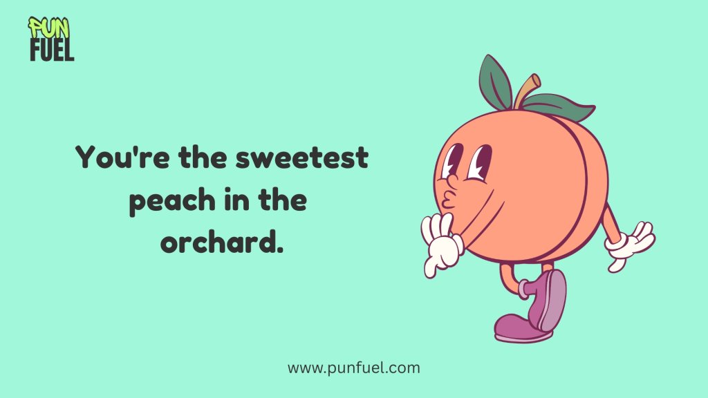 Cute Peach Puns