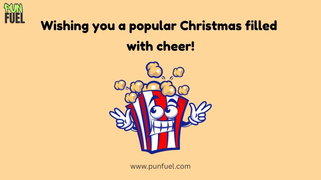 Popcorn Puns For Christmas