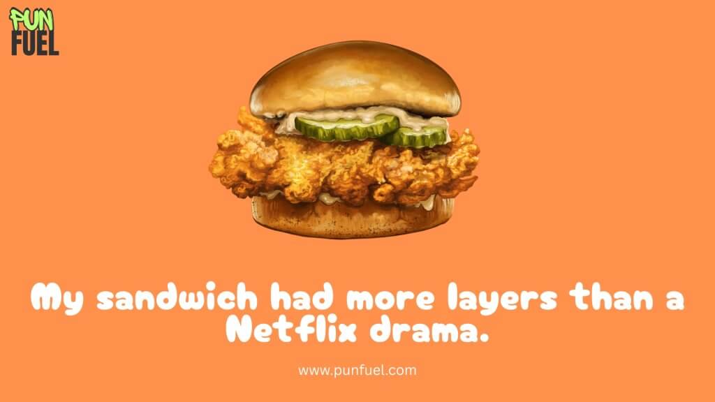 Chicken Burger Puns