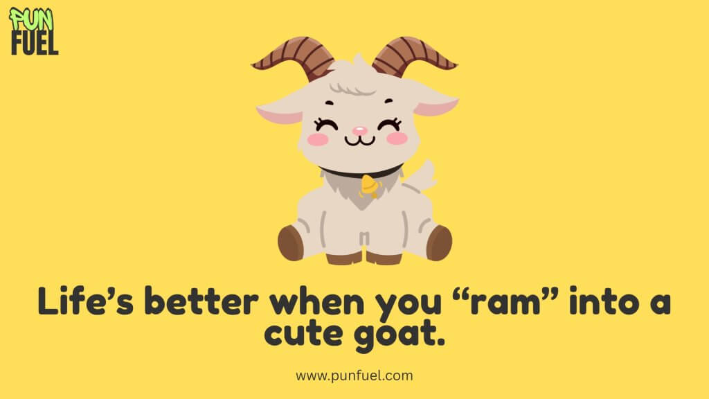 Cute Goat Puns