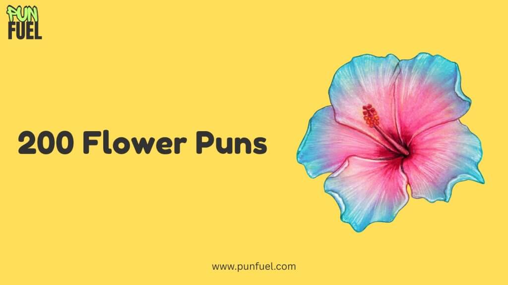 Flower puns