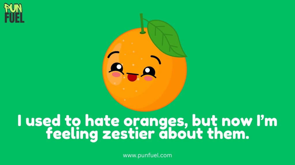 Funny Orange Puns