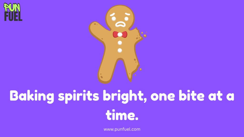 Gingerbread Puns Captions