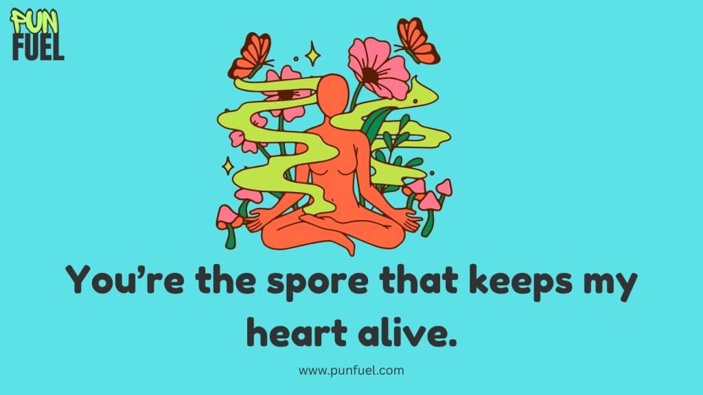 Mushroom Valentine's Day Love Puns