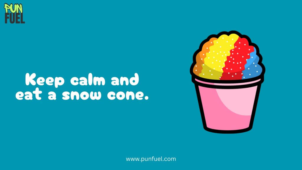 Snow Cone Puns