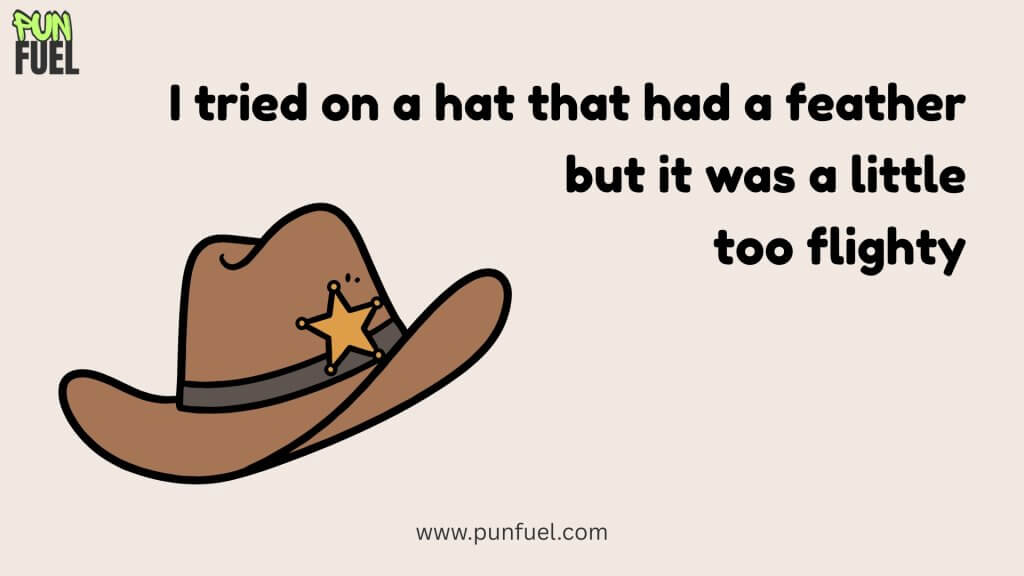 Funny Hat Puns