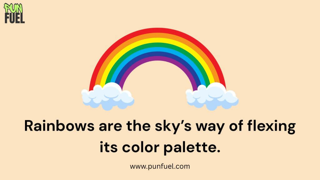 Funny Rainbow Puns