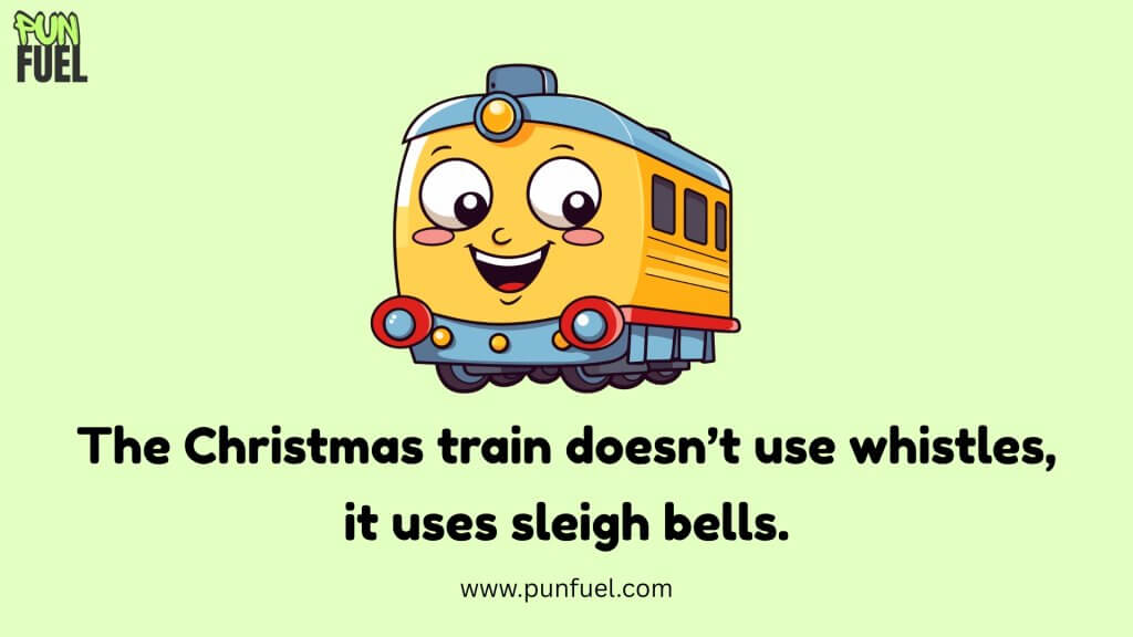 Christmas Train Puns