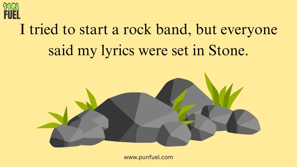 Funny Stone Puns