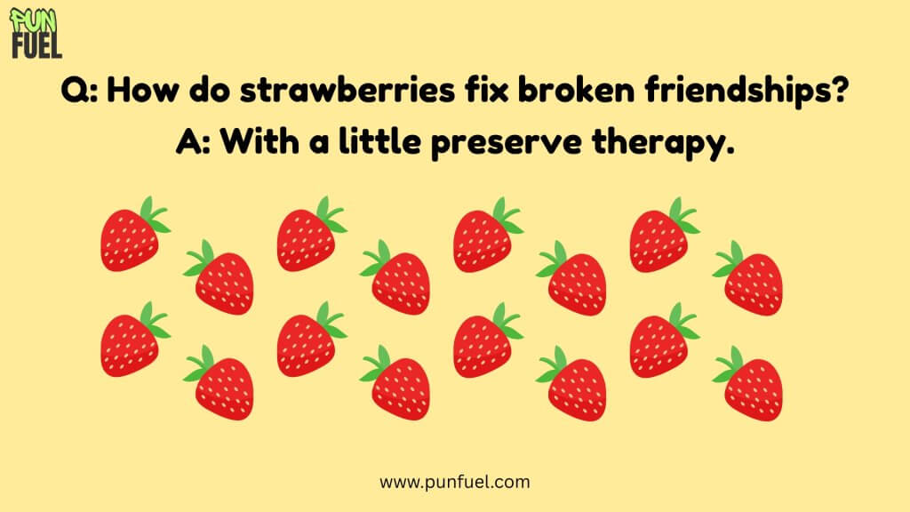 Question-Answer Strawberry Puns