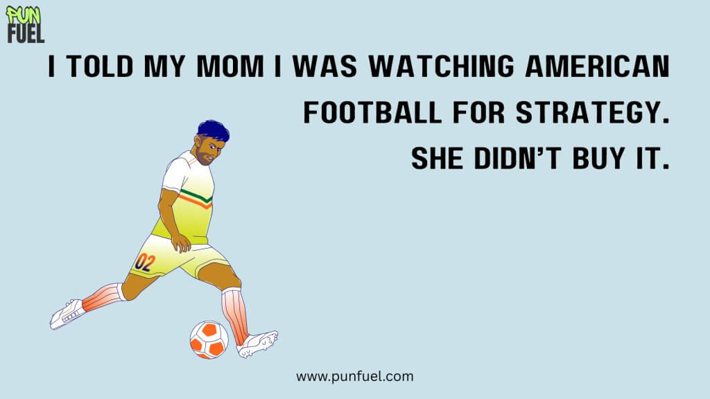 American football puns