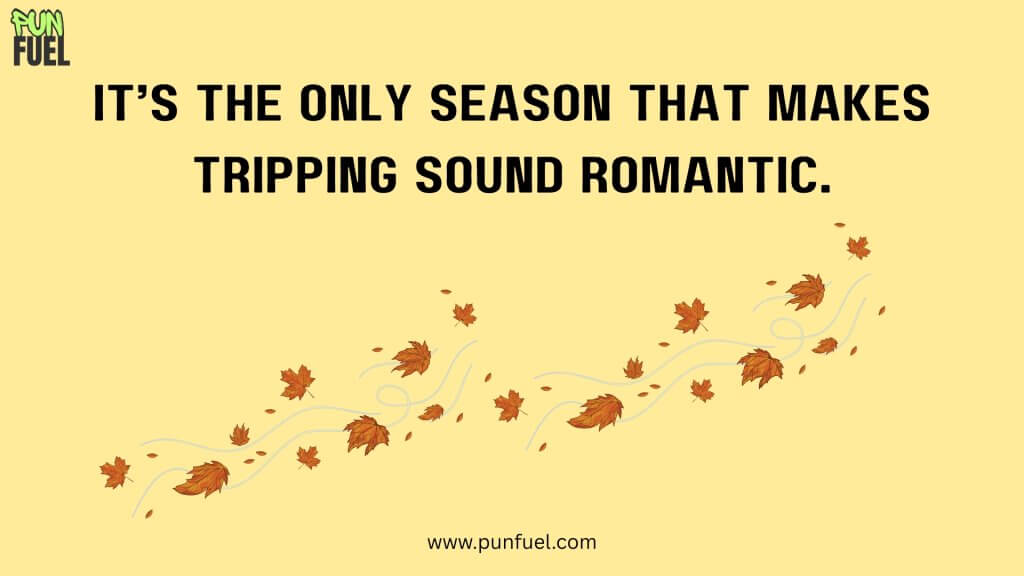 Fall puns one liners